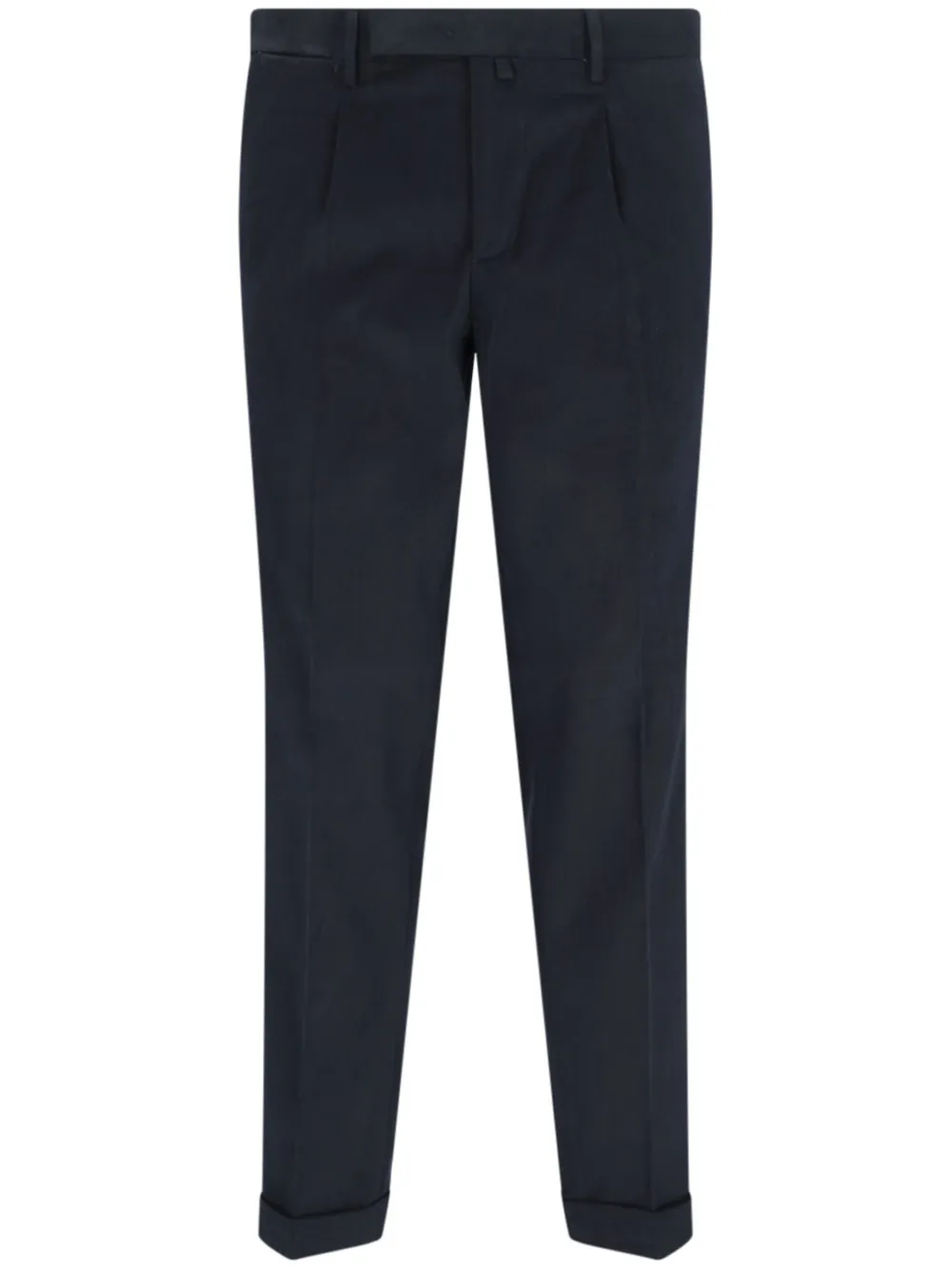 Briglia 1949 Plooibroek met toelopende pijpen Blauw