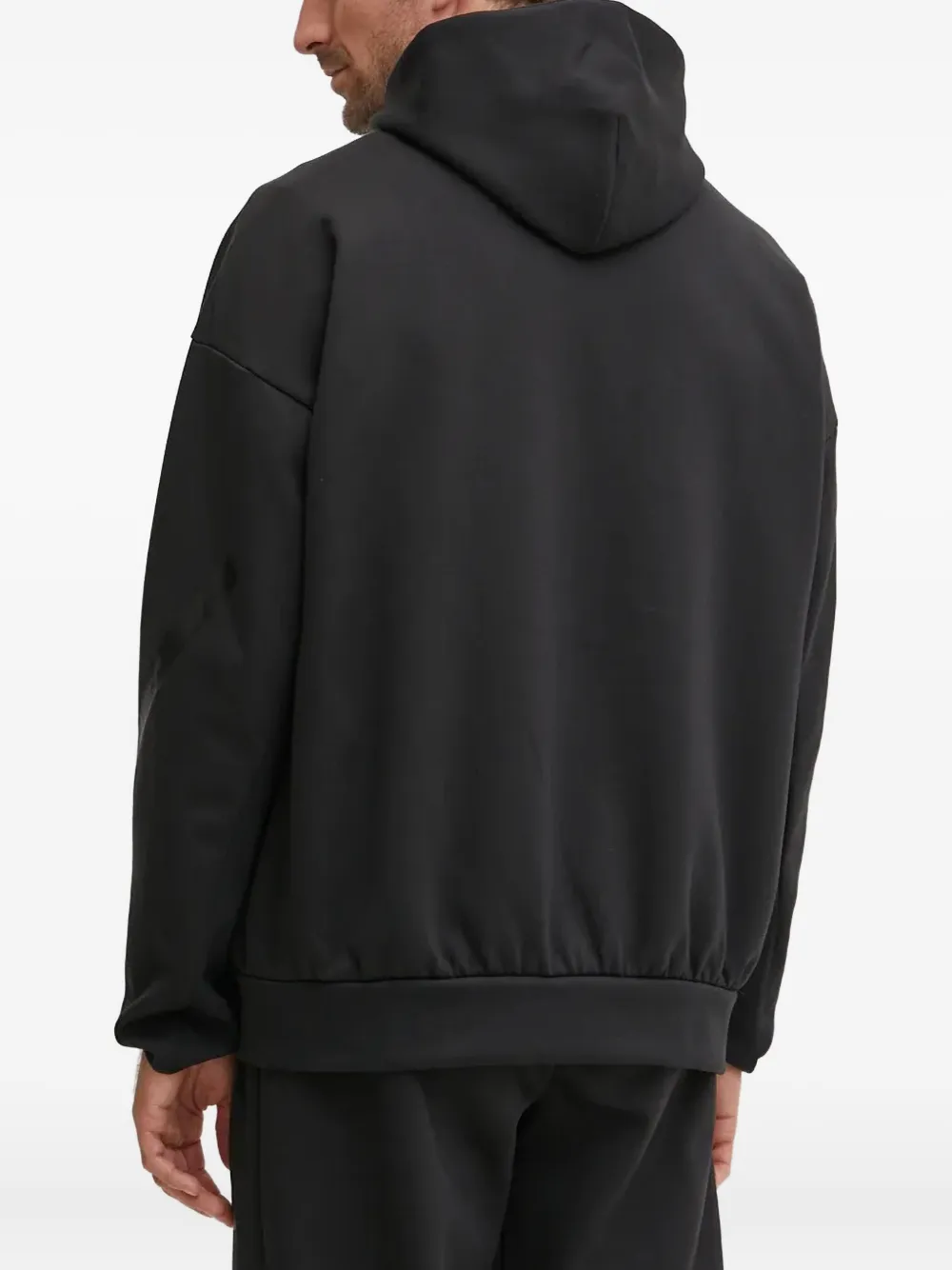 adidas Hoodie met kangoeroe zak en logodetail Zwart