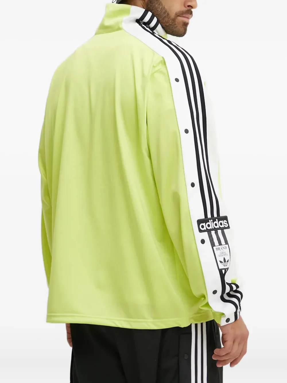 adidas Sweater met drie strepen en rits Groen