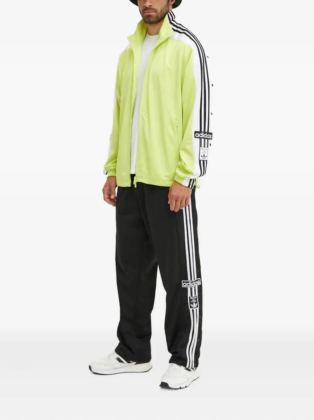adidas three-stripe-detail zip-up sweatshirt | Sweatshirts | Image 2