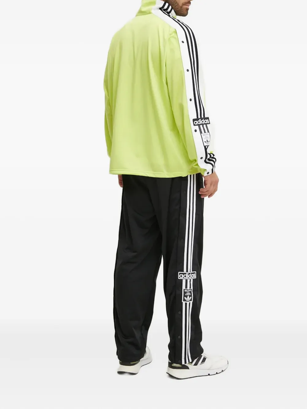 adidas Sweater met drie strepen en rits Groen