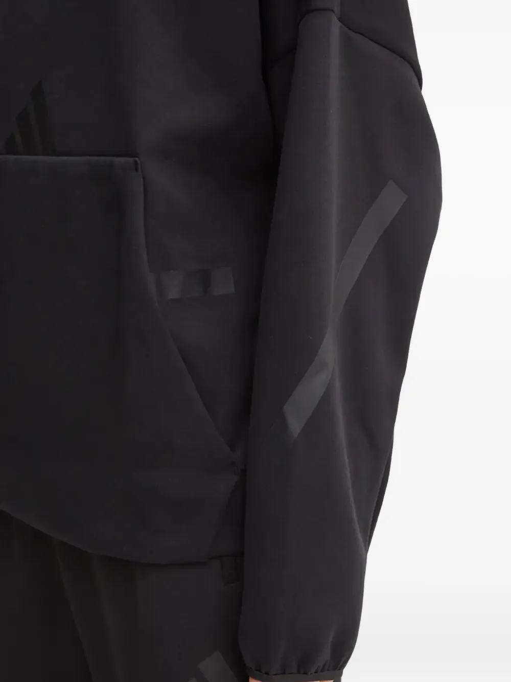 adidas Hoodie met logodetail Zwart