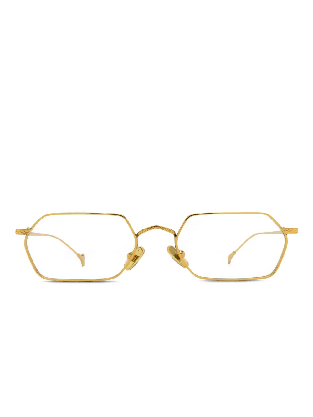 Eyepetizer geometric-frame glasses | Gold | Image 1