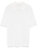 P.A.R.O.S.H. fine-knit polo shirt - White