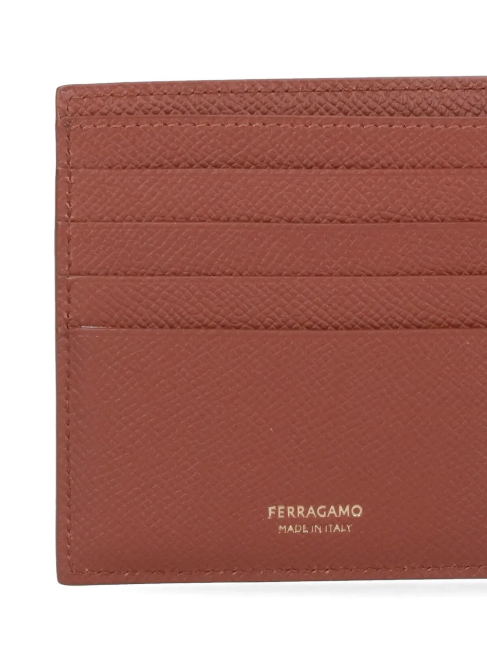 Ferragamo Gancini portemonnee Bruin
