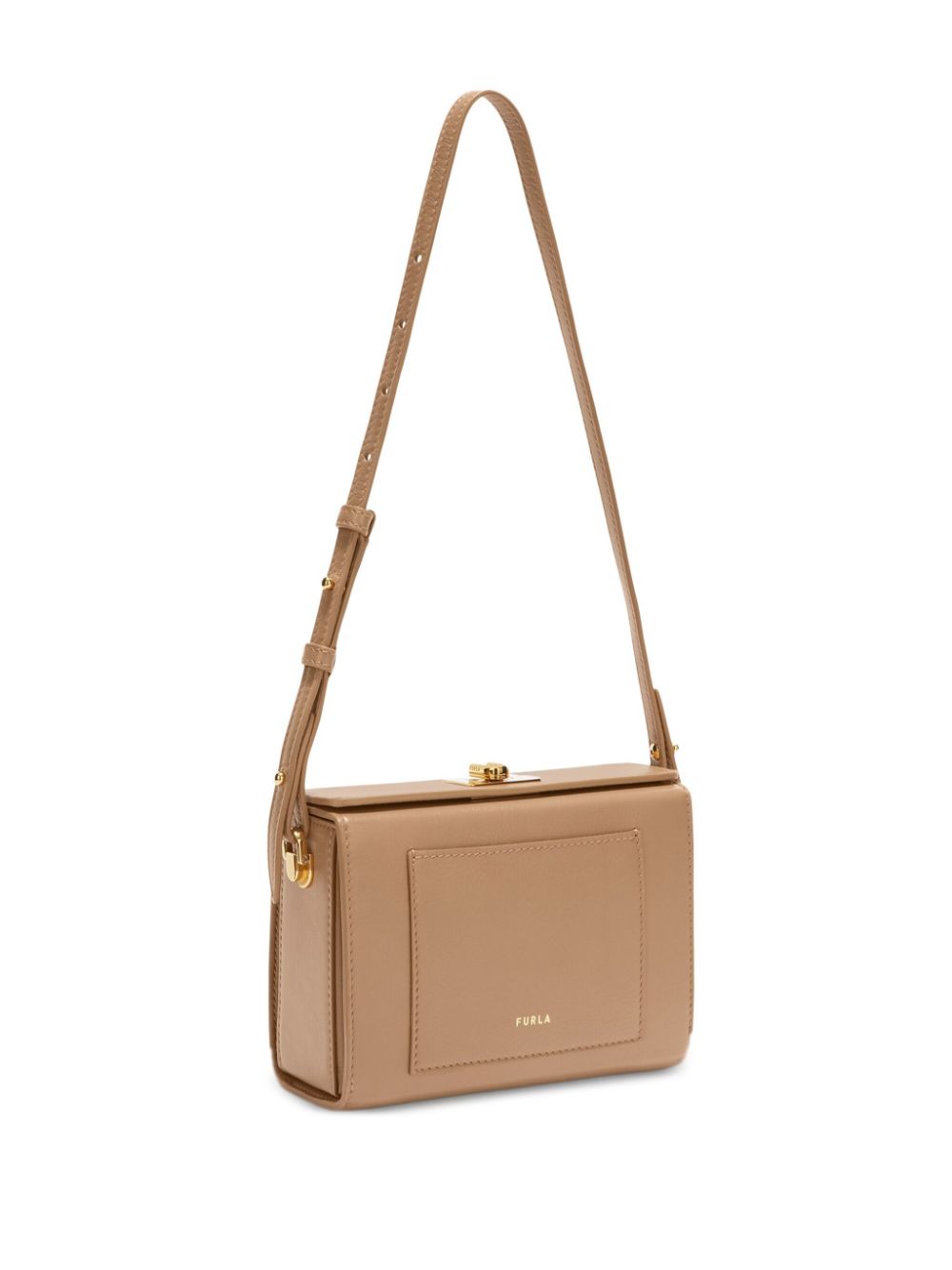 Furla Schoudertas met Arch-logo - Beige