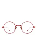Eyepetizer Donald geometric-frame glasses - Red