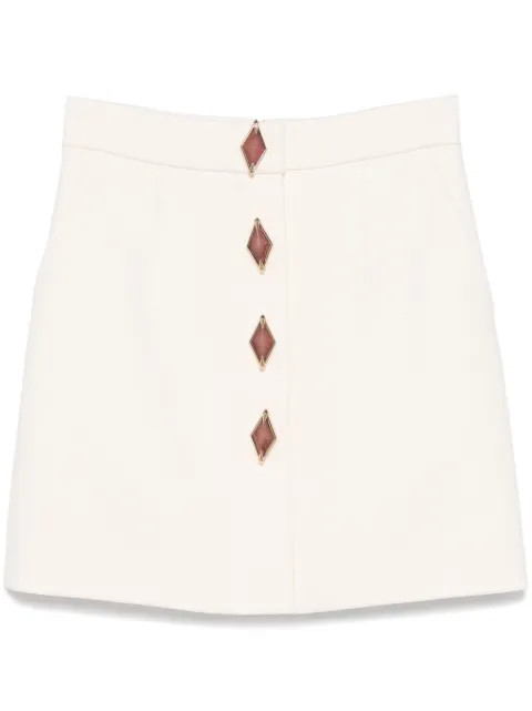 Roberto Cavalli gem-embellished mini skirt