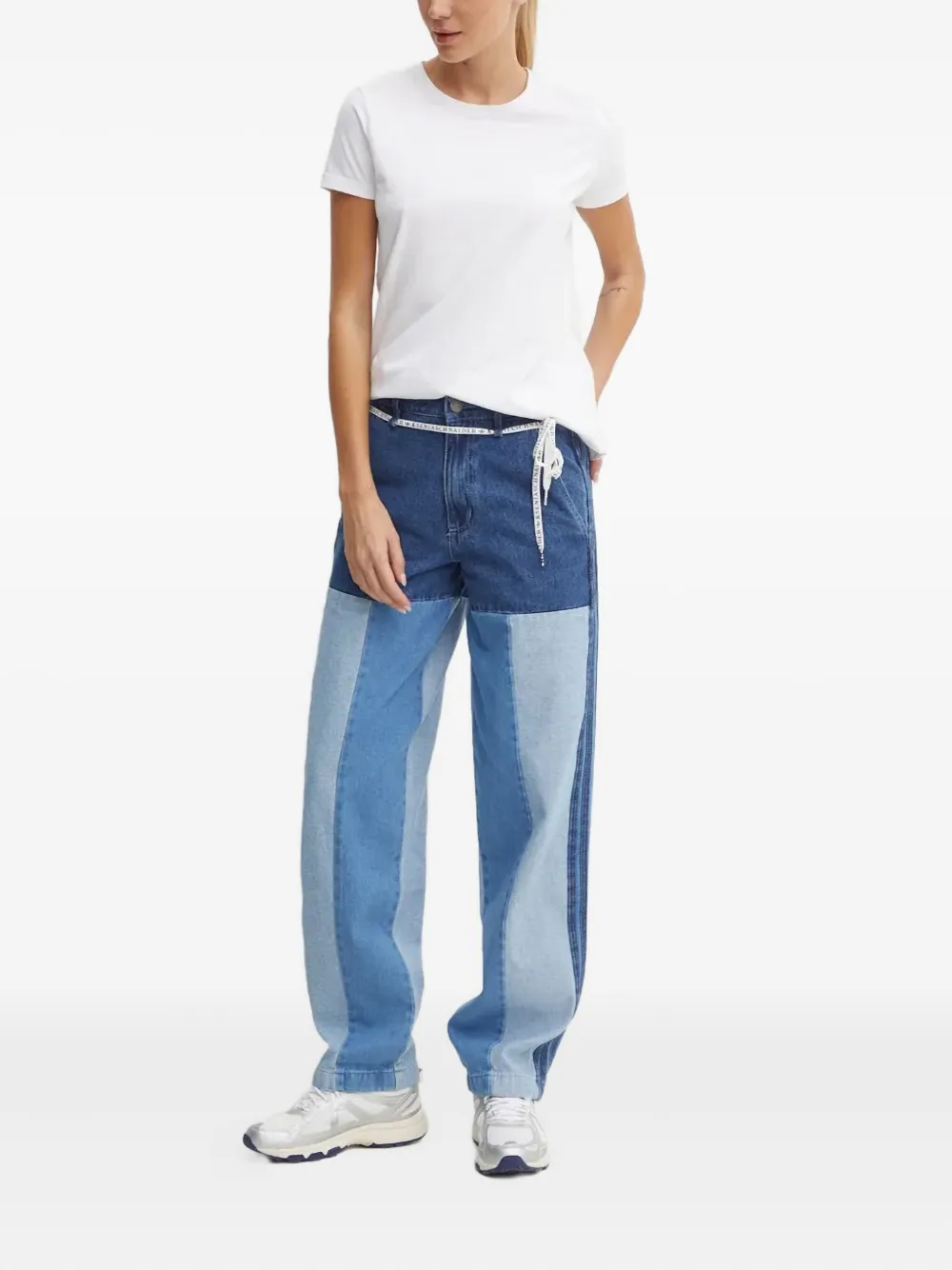 adidas patchwork-design jeans | Wide-Leg Jeans | Image 2
