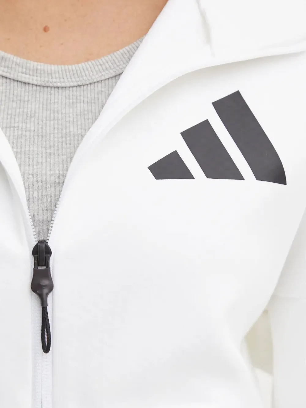 adidas Hoodie met logodetail Wit