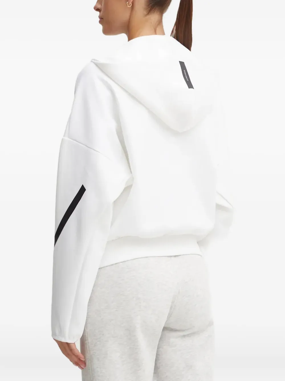 Logo-Detail Zip-Up Hoodie