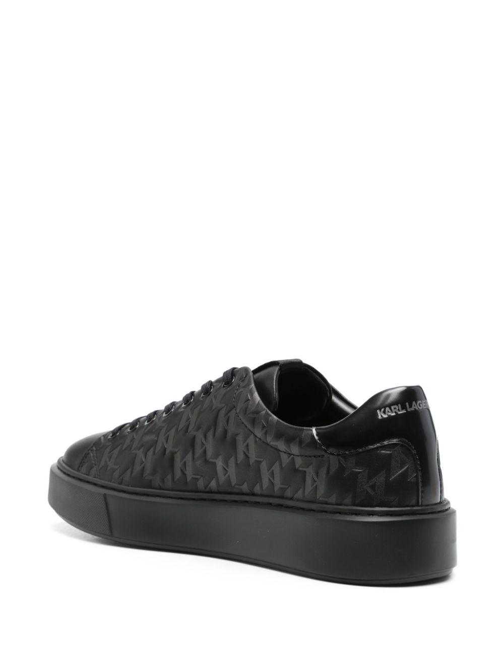 Karl Lagerfeld logo-debossed sneakers Black