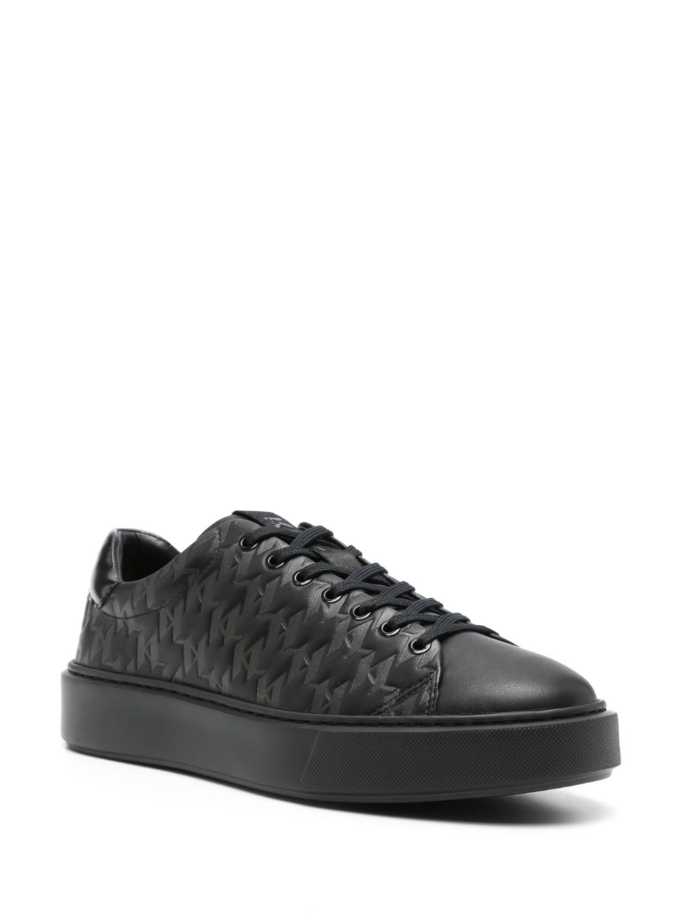 Karl Lagerfeld logo-debossed sneakers Black