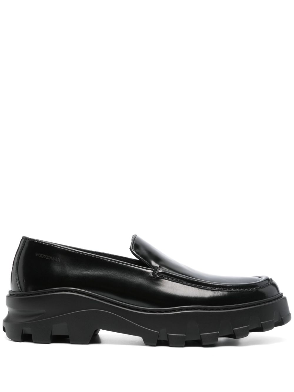 Stuart Weitzman Leren loafers Zwart