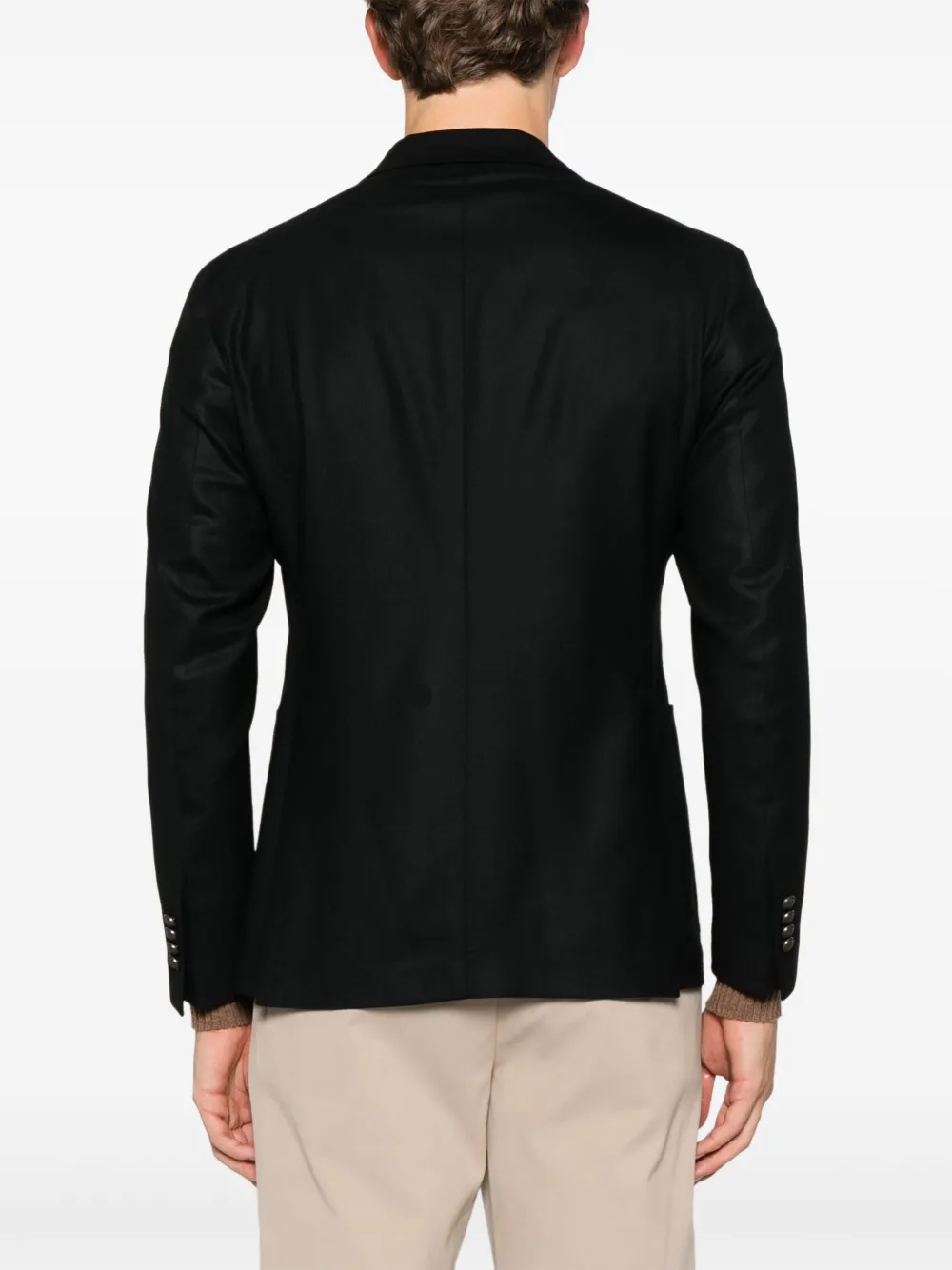 Tagliatore Blazer met broche Zwart