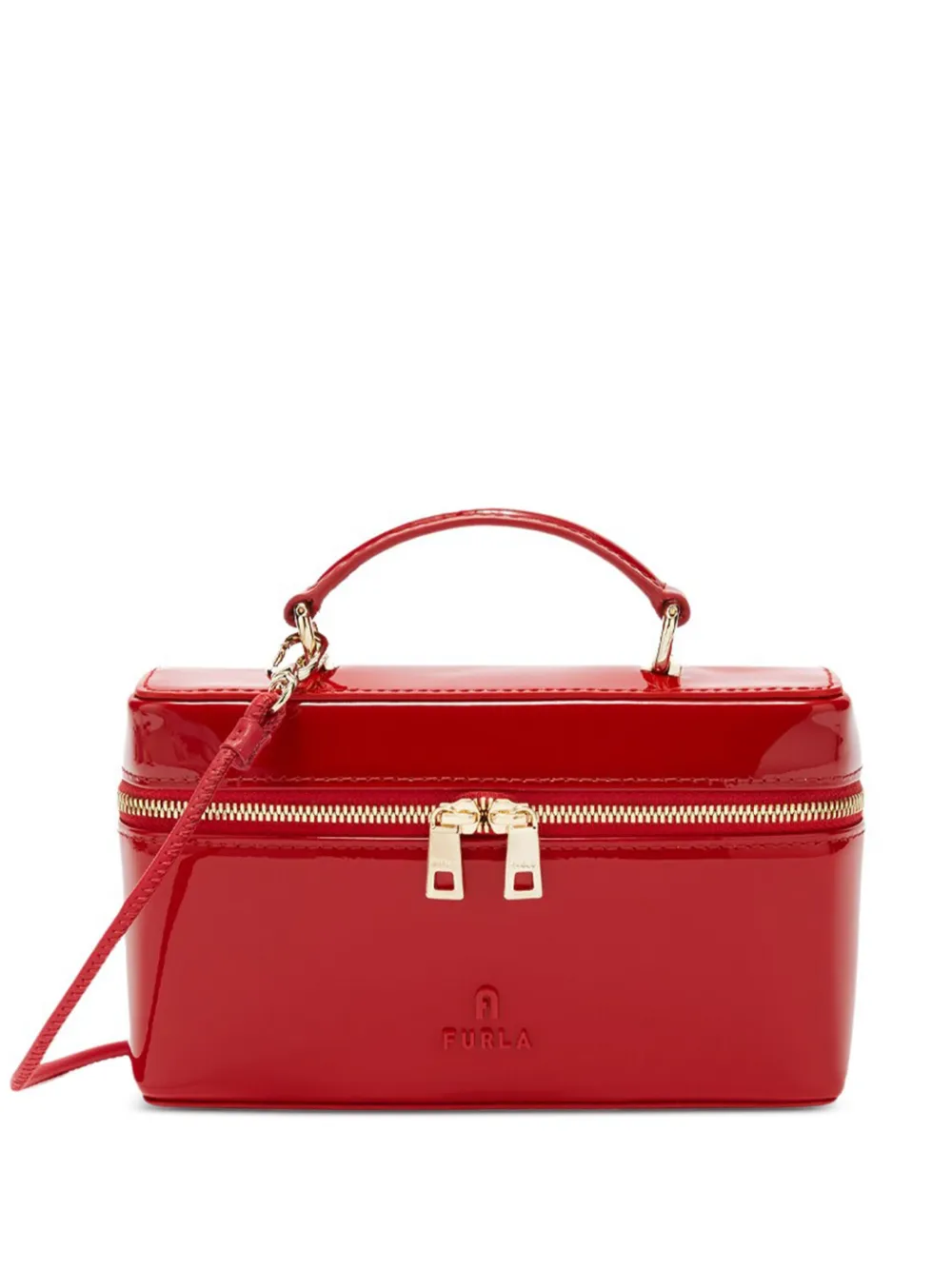 Furla Mini Camelia Shoulder Bag In Red