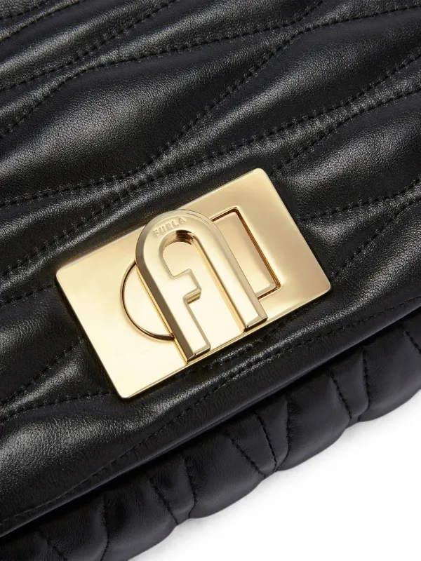 Furla キルティング ショルダーバッグ | ブラック | FARFETCH JP