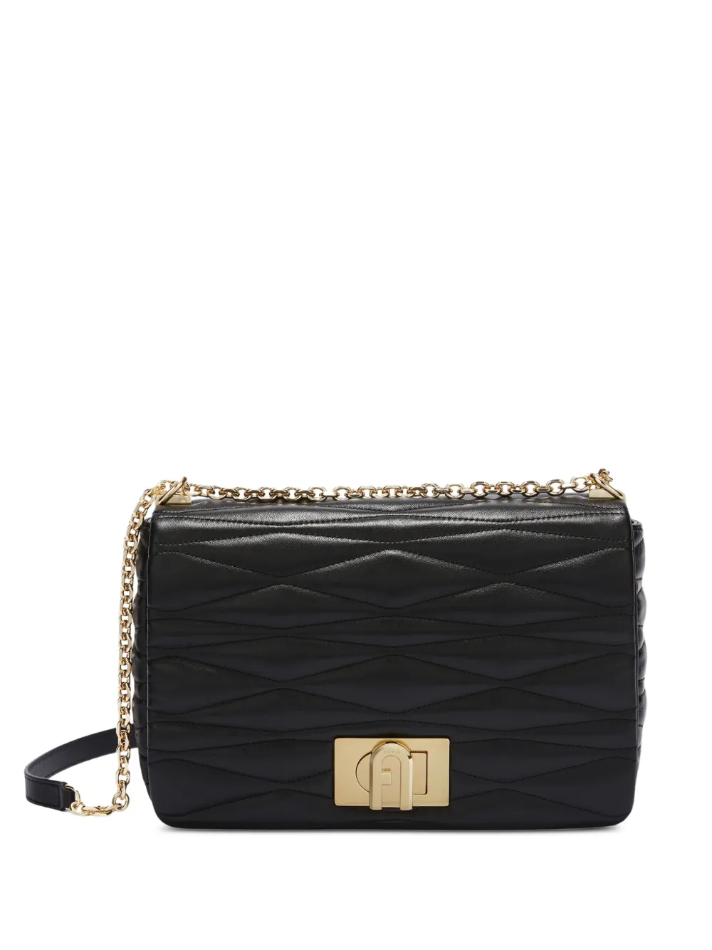 Furla キルティング ショルダーバッグ | ブラック | FARFETCH JP