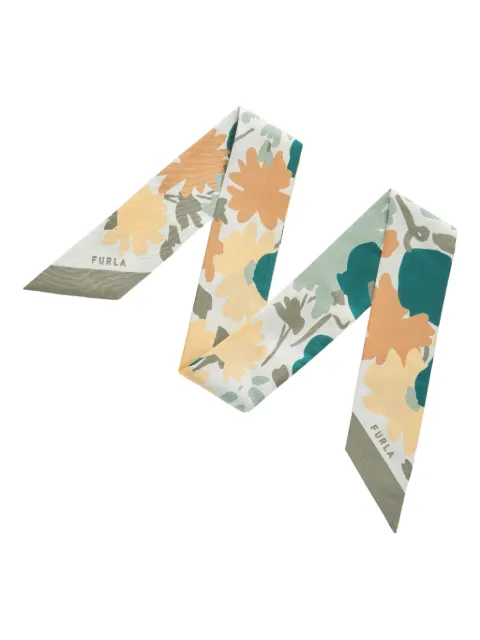 Furla floral-print scarf
