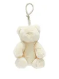 Furla Allegra teddy-bear charm keyring - White