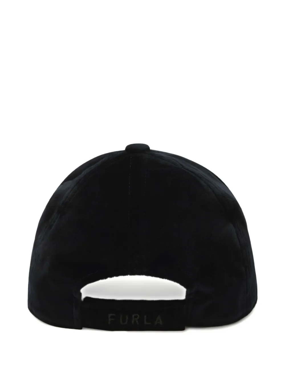 Furla Varsity pet met pailletten - Zwart