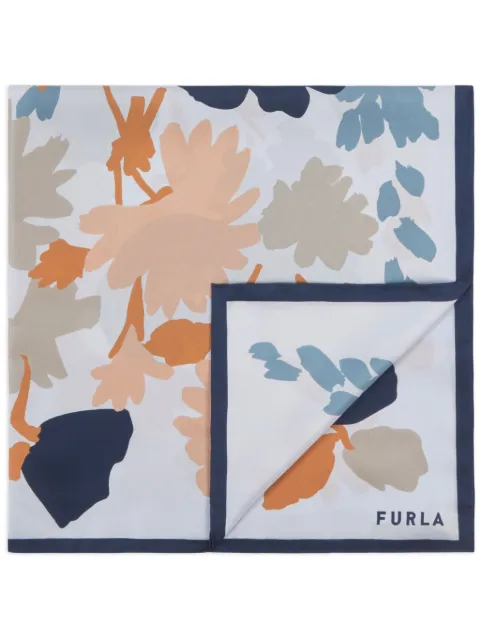 Furla floral-print silk foulard