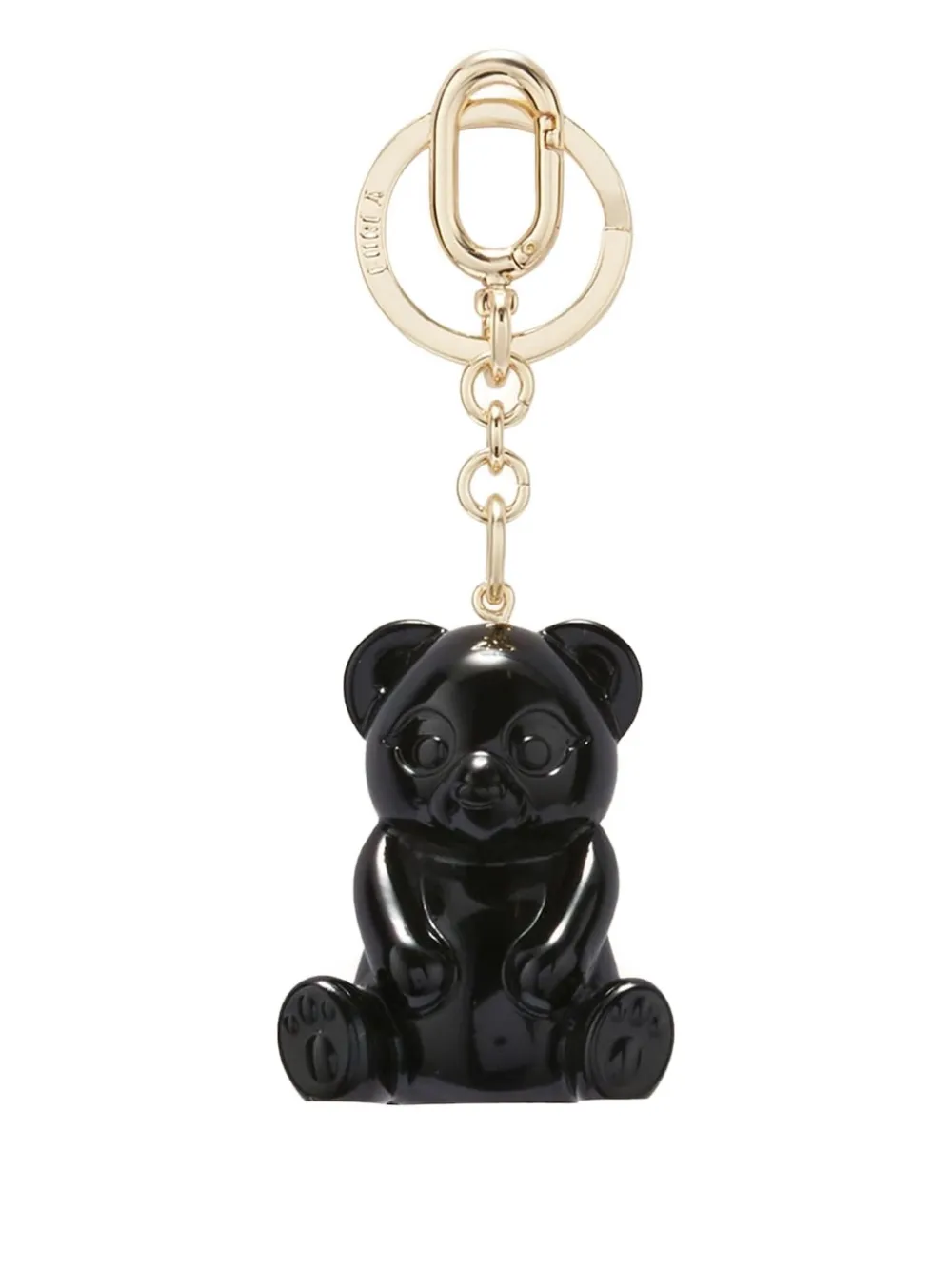 Furla Allegra panda-shaped keyring | Black | Image 1
