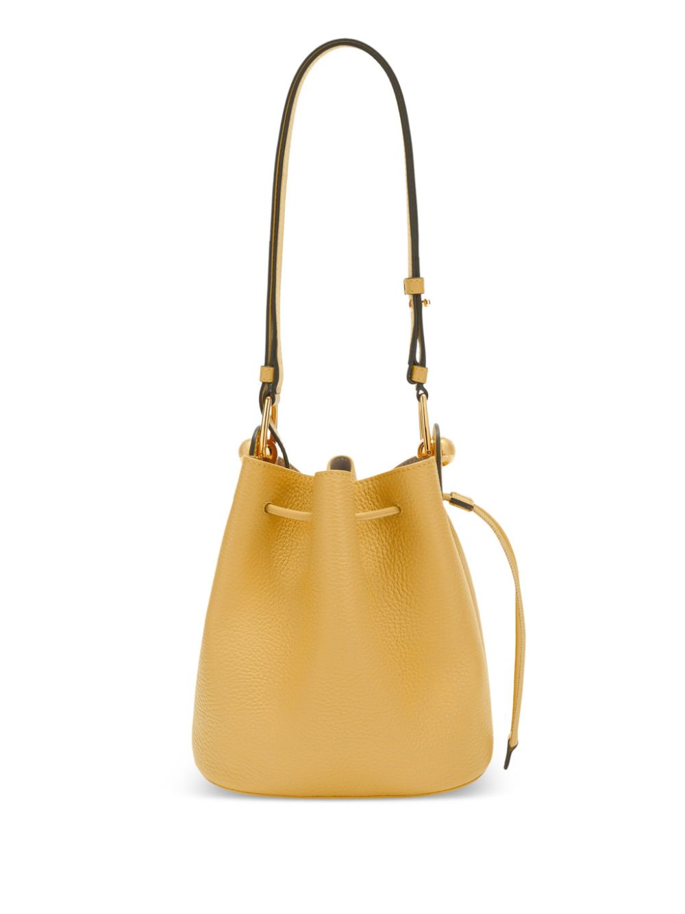 leather bucket bag