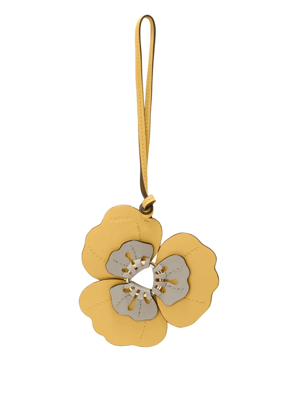 Furla Allegra flower-leather charm | Yellow | Image 1