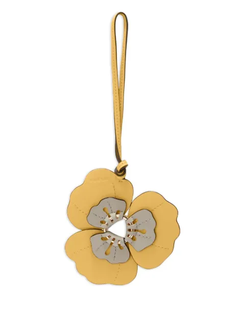 Furla Allegra flower-leather charm
