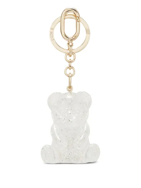 Furla glitter-bear keyring