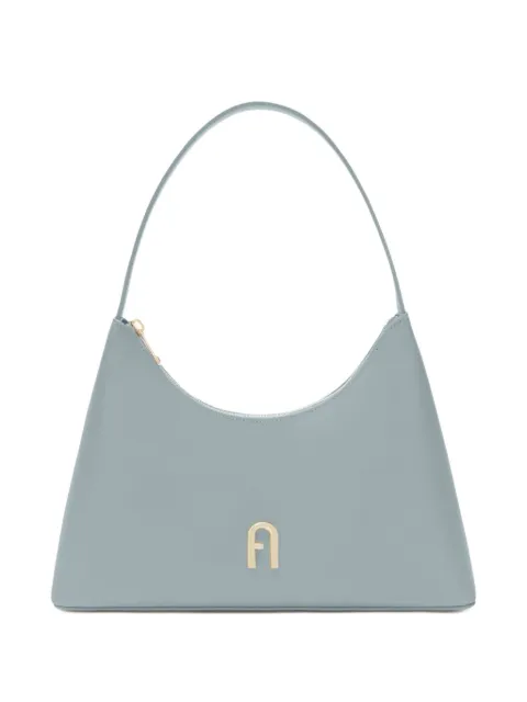 Furla small Diamante curved-top leather shoulder bag