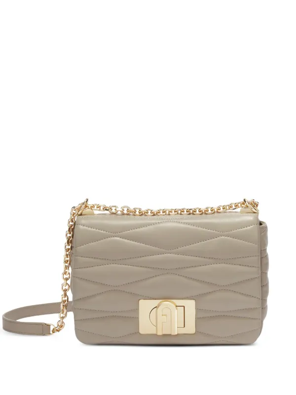 Furla キルティング ショルダーバッグ | ニュートラル | FARFETCH JP
