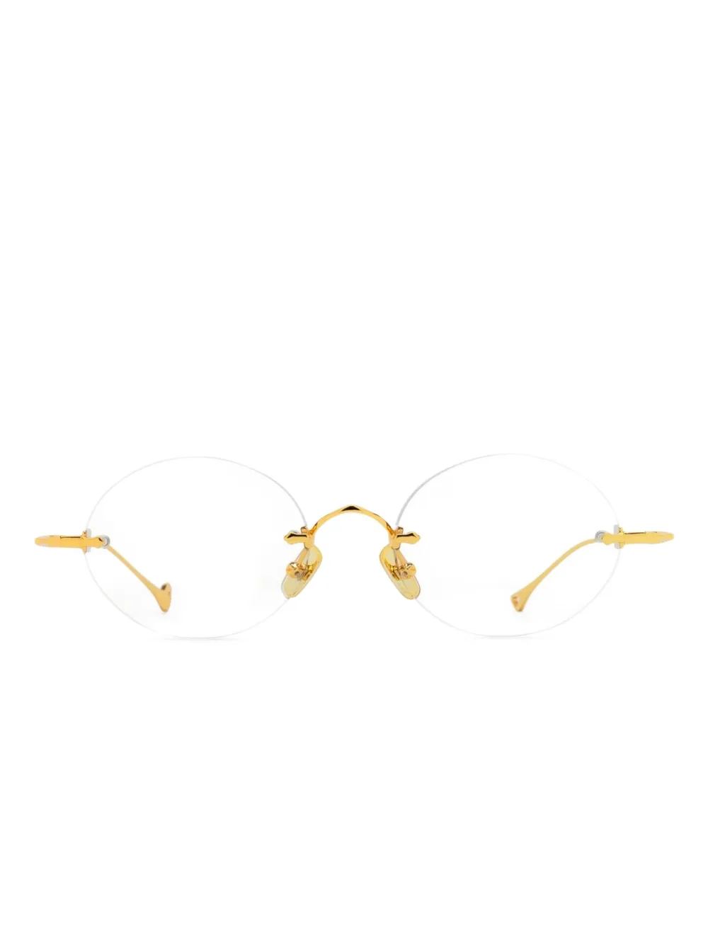 Eyepetizer round-frame glasses | Gold | Image 1