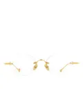 Eyepetizer round-frame glasses - Gold