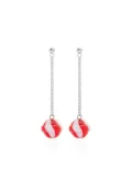 Fiorucci Mini Lollipop earrings - Red