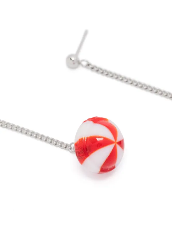 Fiorucci Mini Lollipop Earrings | Red | FARFETCH