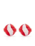 Fiorucci Mini Lollipop earrings - White