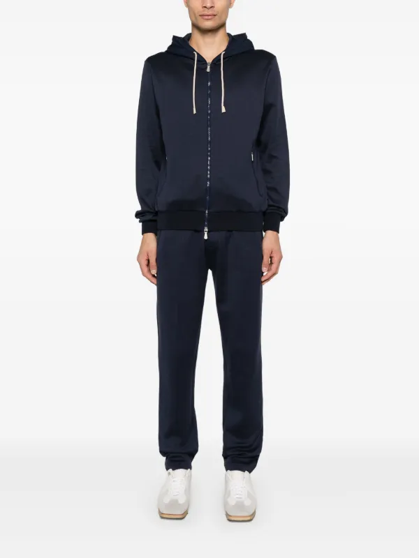 Eleventy ジャージーパーカー | ブルー | FARFETCH JP