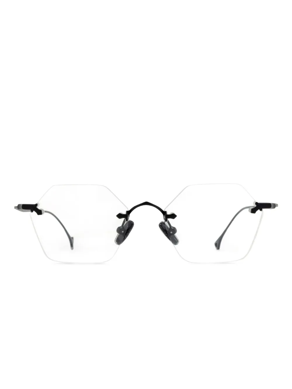 Eyepetizer geometric-frame glasses | Black | Image 1