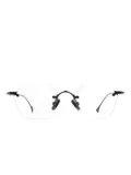 Eyepetizer geometric-frame glasses - Black