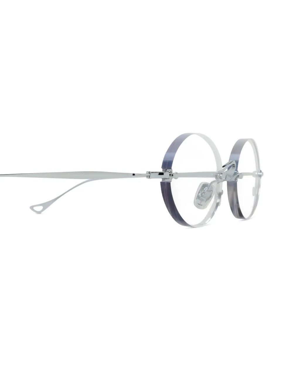  Eyepetizer Round-frame Metal Glasses - Silver 