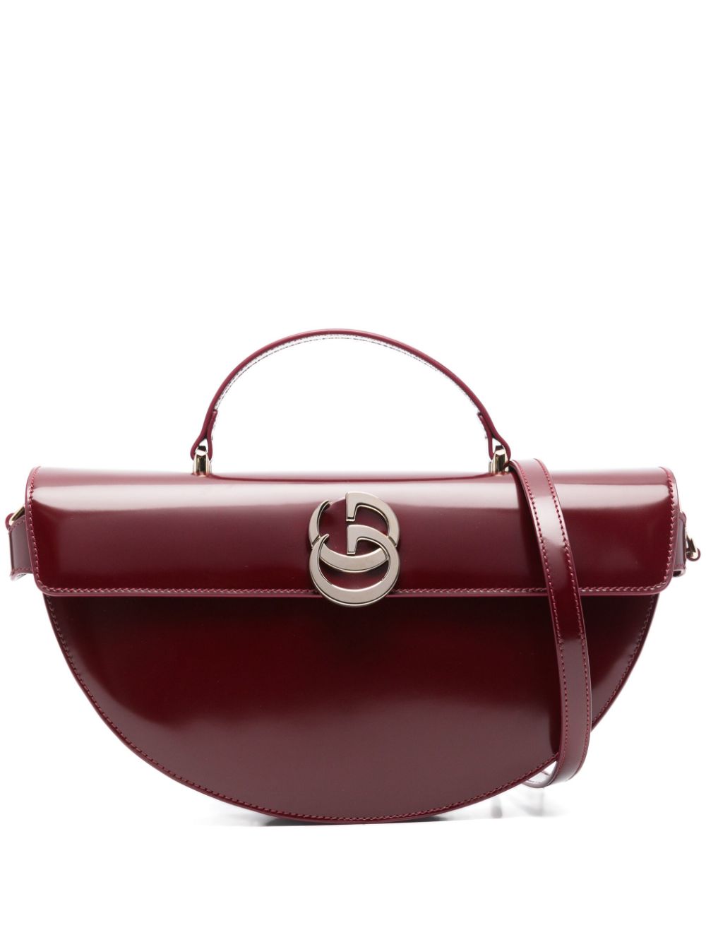 Gucci Half Moon medium schoudertas Rood