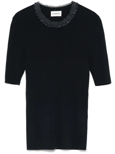 P.A.R.O.S.H. ribbed T-shirt