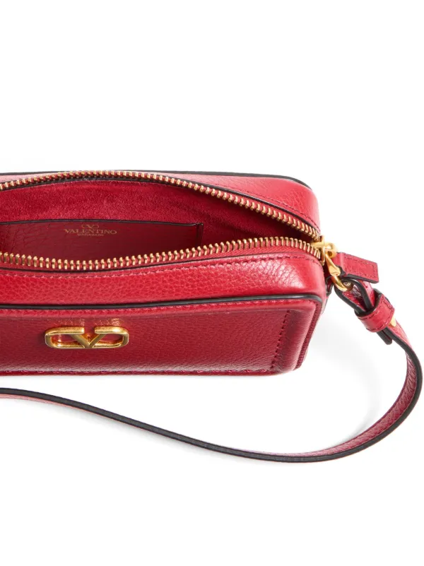 【VALENTINO】MINI VLOGO SIGNATURE CROSSBODY BAG Mini Vlogo Signature Calfskin Crossbody Bag for Woman in