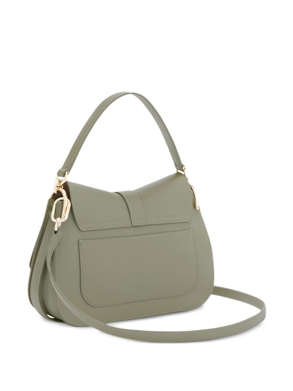 Furla Flow medium shopper - Groen