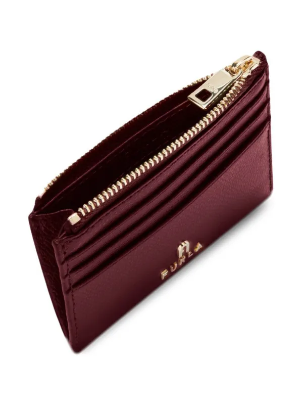 Furla Camelia Card Holder | Red | FARFETCH JO