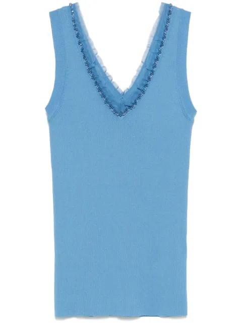 P.A.R.O.S.H. camiseta tejida de canalé