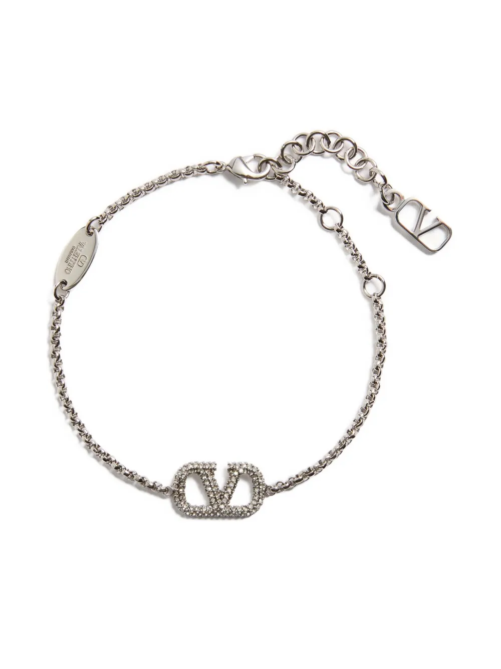 Valentino Garavani VLogo Signature bracelet | Silver | Image 1