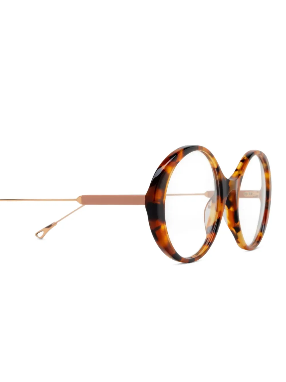  Eyepetizer Lunettes De Vue Rondes à Effet écailles De Tortue - C.at Vintage Rose And Rose Gold/avana 